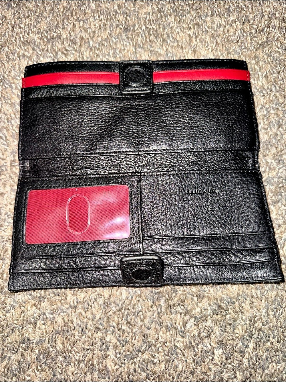 Hammitt Bryant Wallet Black & Red